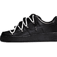 Air Force 1 Low Triple Black Double Laces White - thumbnail 1