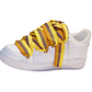 Air Force 1 Low Triple White Lanvin Laces Yellow - Thumbnail 2