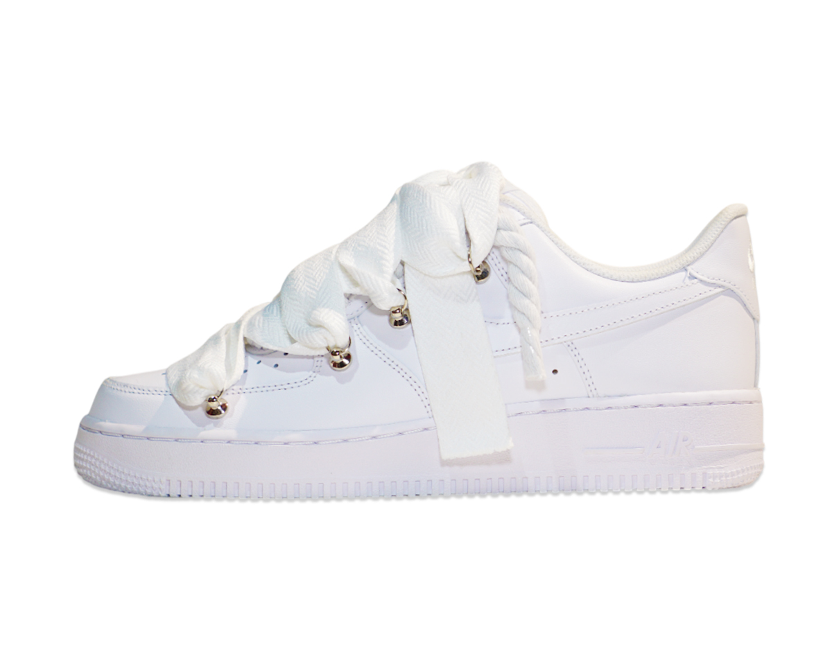Air Force 1 Low Triple White Lanvin Laces White 1