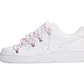 Air Force 1 Low Triple White Double Laces Pink - Thumbnail 1