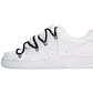 Air Force 1 Low Triple White Double Laces Black - thumbnail 1