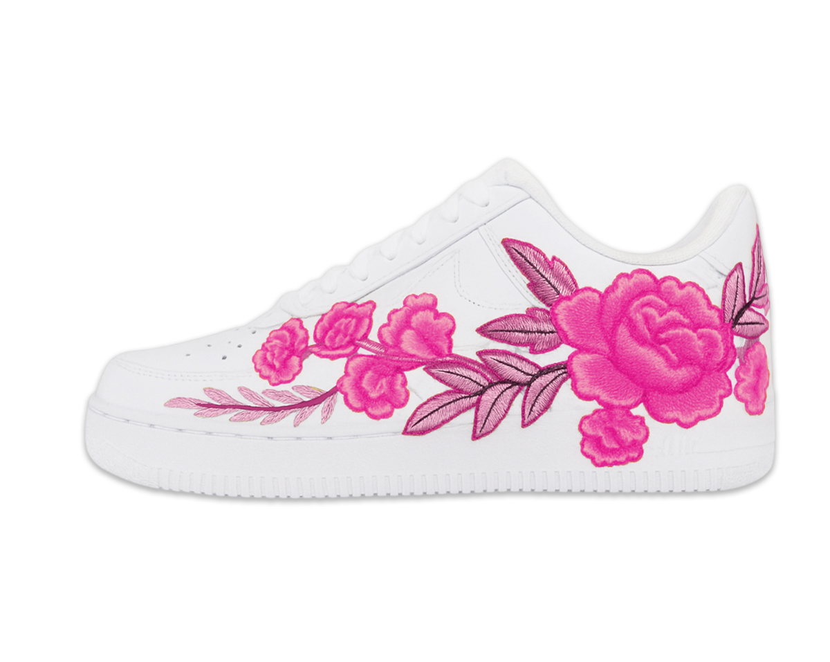Air Force 1 Low Triple White Flower Pink 1