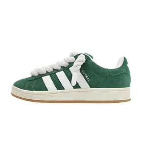 Campus 00s Green White Rope Laces White