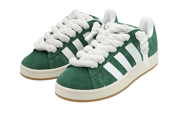 Campus 00s Green White Rope Laces White 2