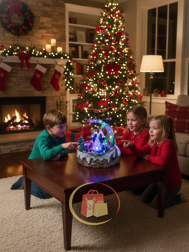 Villa Navideña Pileta Papa Noel 2