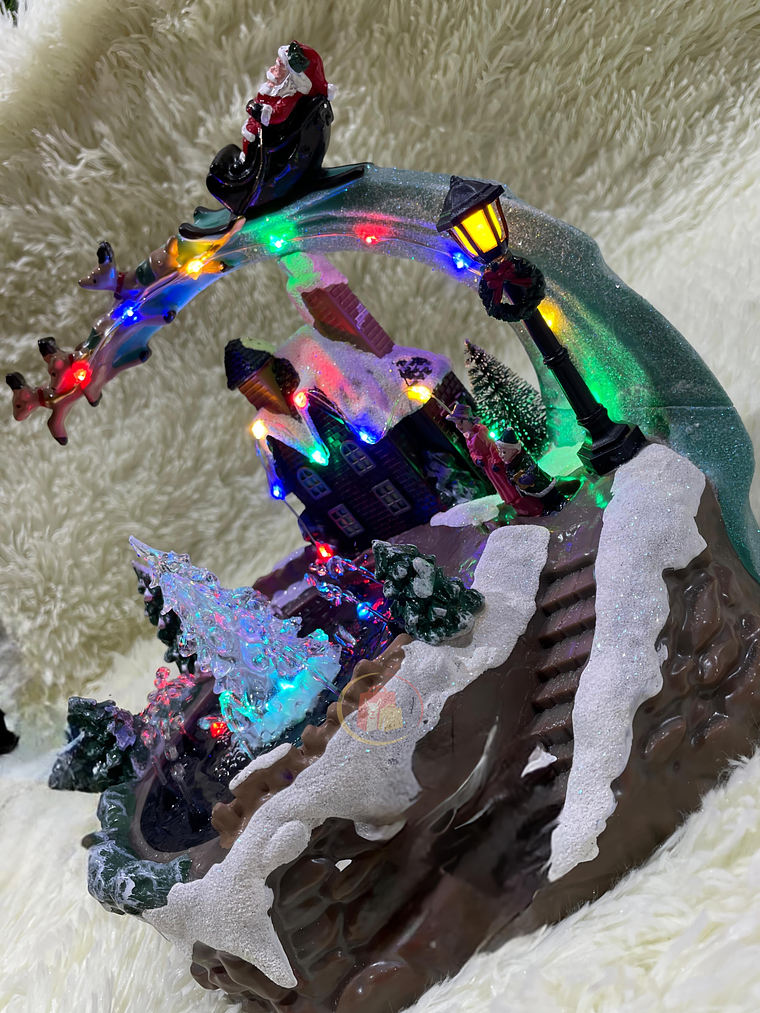 Villa Navideña Pileta Papa Noel 4