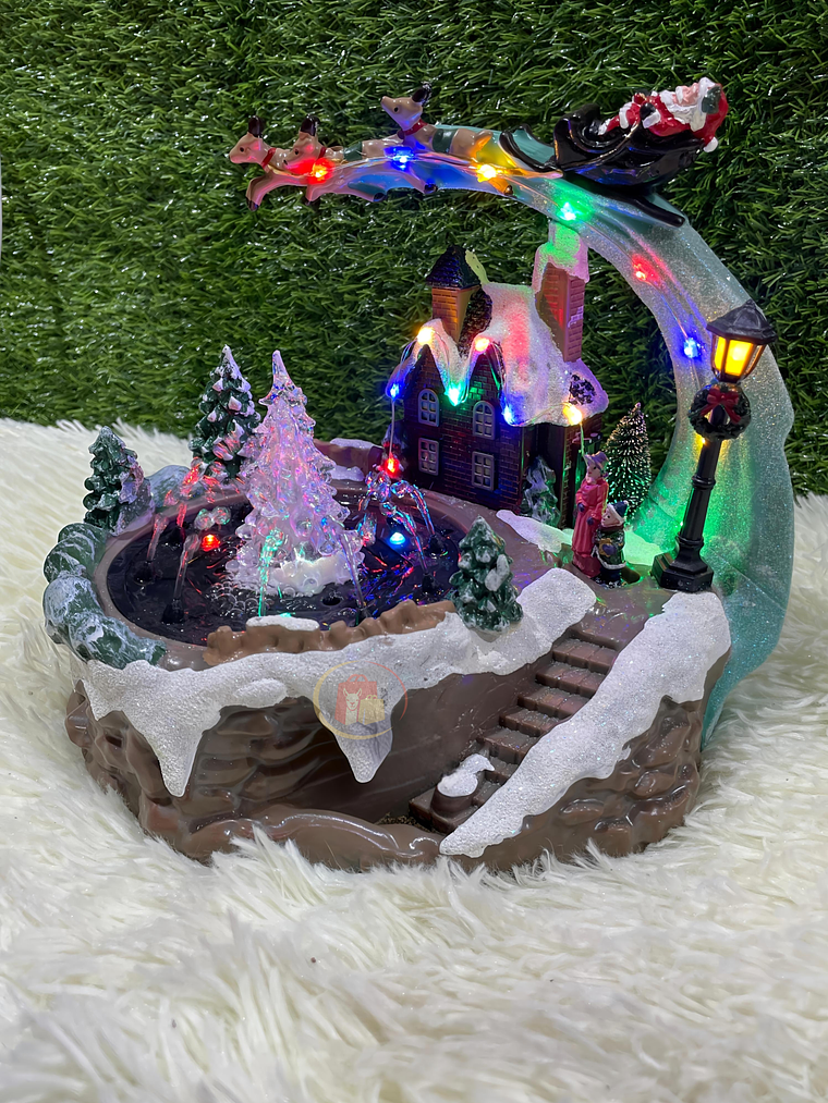 Villa Navideña Pileta Papa Noel 1