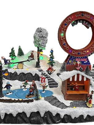 Villa Navideña  “PARQUE CON PATINAJE  Y RUEDA ROJA”