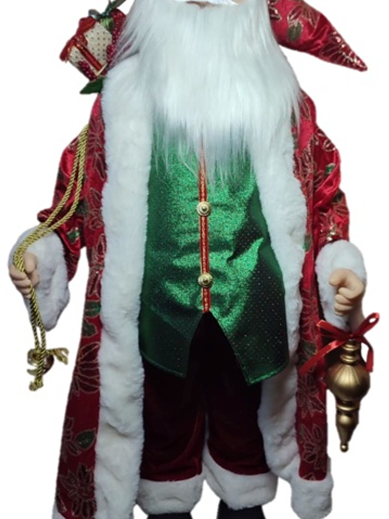  Papá Noel musical con movimiento 95 cm 2