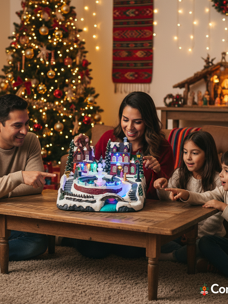 Villa Navideña pileta en ciudad 2