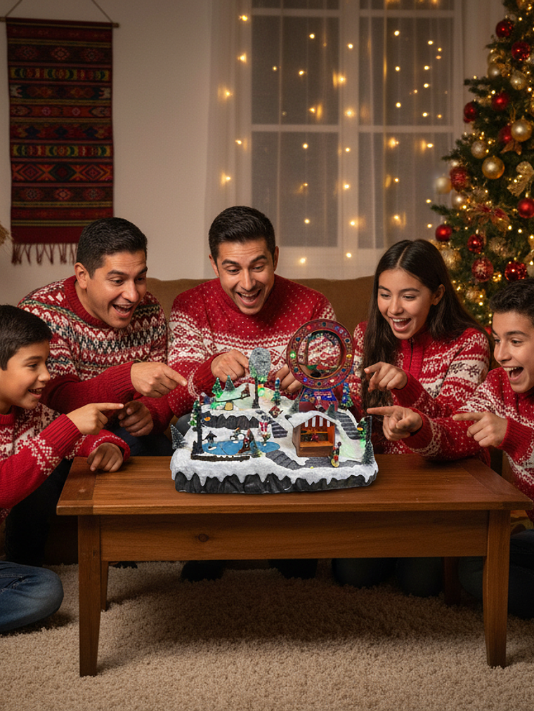 Villa Navideña  “PARQUE CON PATINAJE  Y RUEDA ROJA” 2