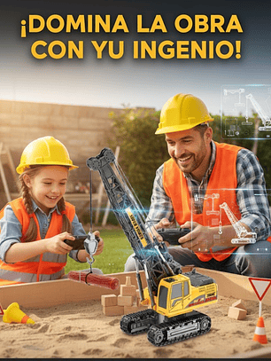 Grua con Oruga Control Remoto