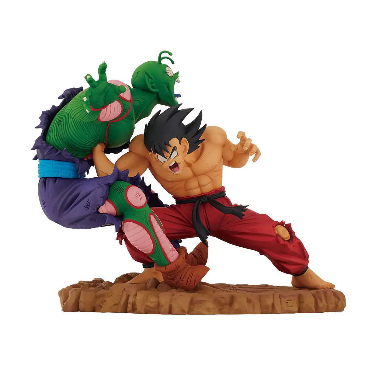 25cm Dragon Ball Z Piccolo Vs Son Goku Earth Breakthrough Wave Model A Collection Pvc Statue