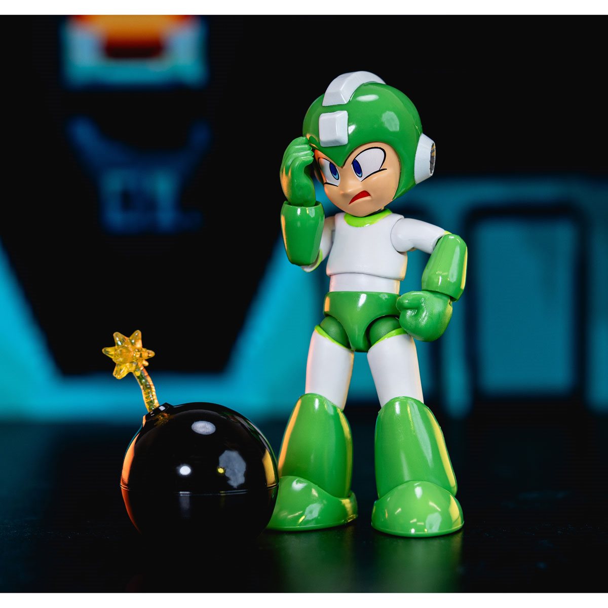 Mega Man 1:12 Scale Wave 2 Hyper Bomb Mega Man Action Figure JD34507