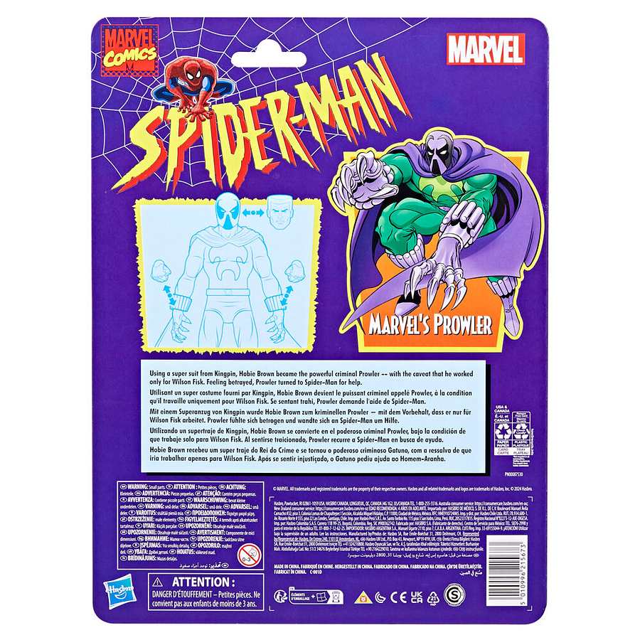 [Preventa Abierta] Spider-Man Marvel Legends Retro Collection Marvel's Prowler (Exclusive) 10