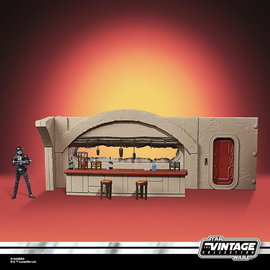 [Encargo] Star Wars The Vintage Collection The Mandalorian Nevarro Cantina Playset + Imperial Death Trooper (Nevarro) 9