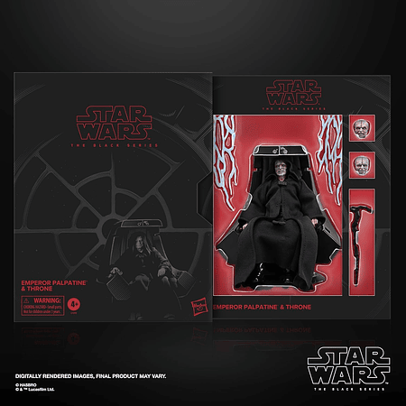 [Preventa Exclusiva] Star Wars The Black Series Emperor Palpatine & Throne Return of The Jedi