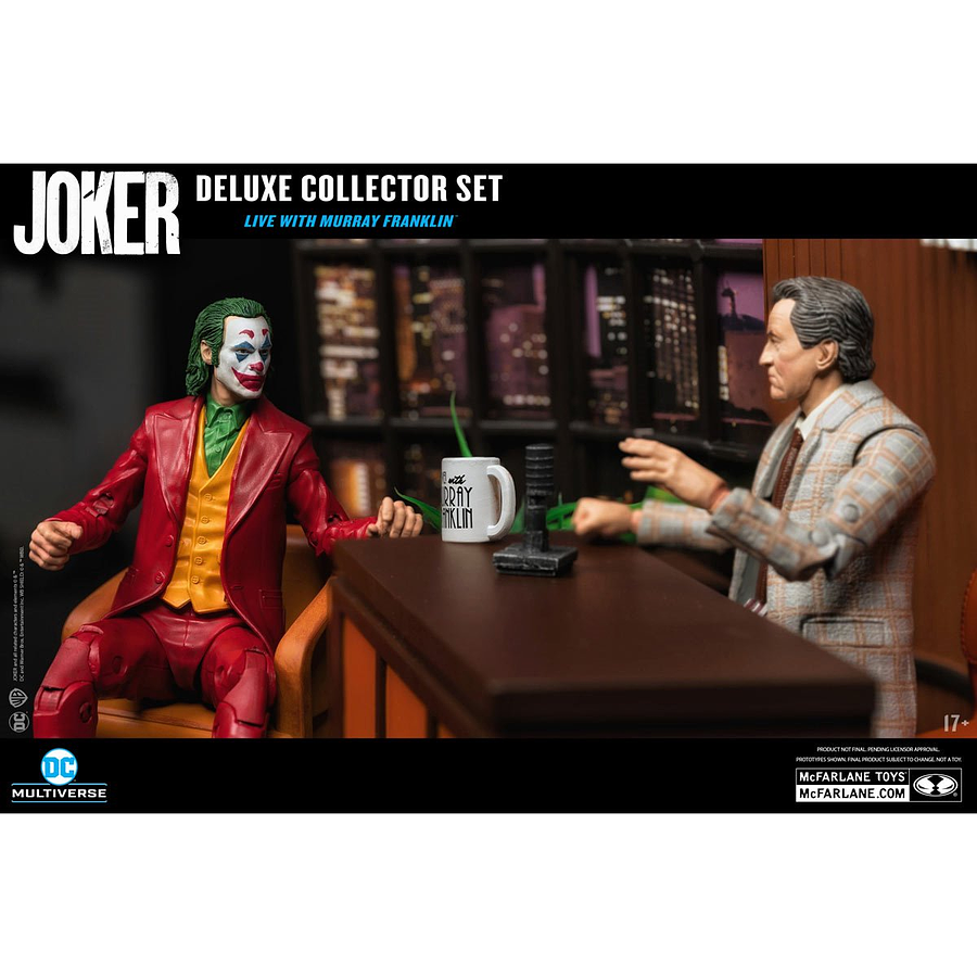 [Preventa Abierta] DC Multiverse Joker Movie Live with Murray Franklin Deluxe Collector Set with 7-Inch Scale Action Figure 2-Pack 9