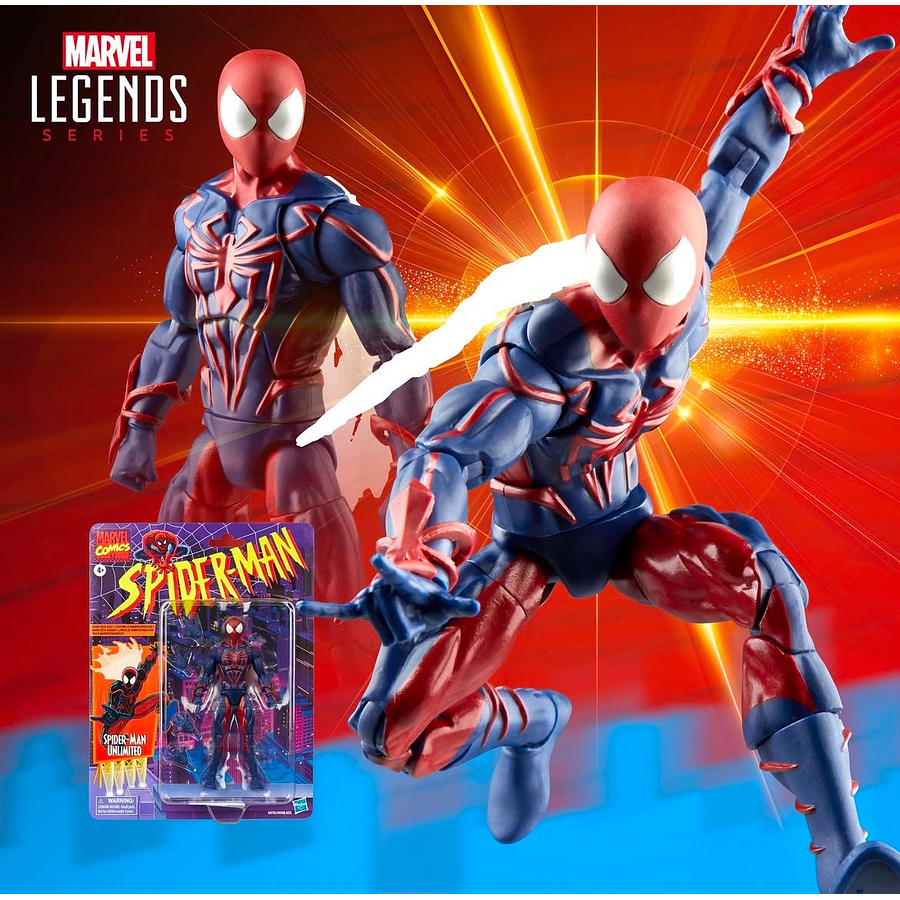 [Preventa Abierta] Marvel Legends Retro Spider-Man Spider-Man Unlimited 1