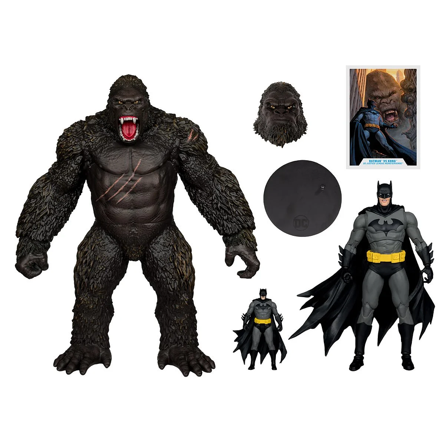 [Preventa Abierta] DC Multiverse Batman vs. Kong Megafig Justice League vs. Godzilla vs. Kong Action Figure 2-Pack 2