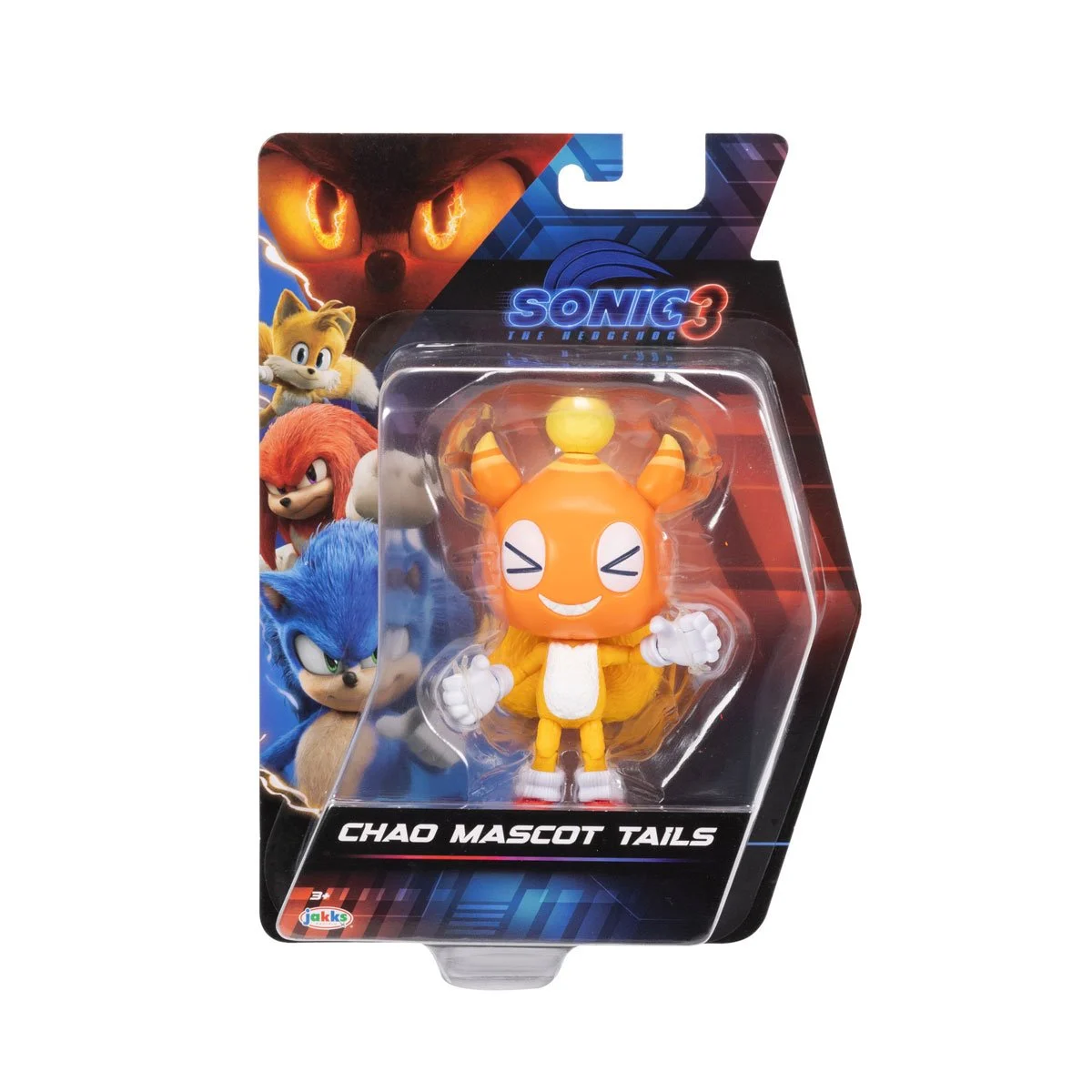 Sonic 3 Movie Tails with Chaos Hat 5-Inch Wave 2 Action Figure