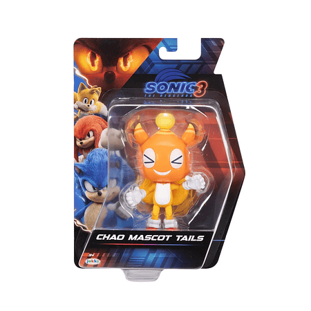 Sonic 3 Movie Tails with Chaos Hat 5-Inch Wave 2 Action Figure