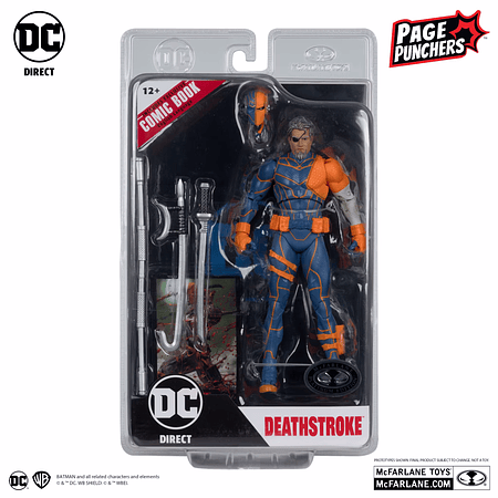 McFarlane DC Direct Platinum Edition Deathstroke Action Figure with Comic Book (DC Rebirth)