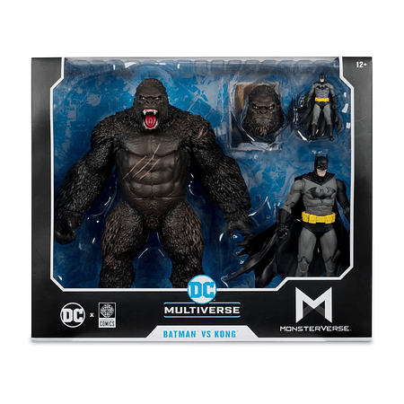 DC Multiverse Batman vs. Kong Megafig Justice League vs. Godzilla vs. Kong Action Figure 2-Pack