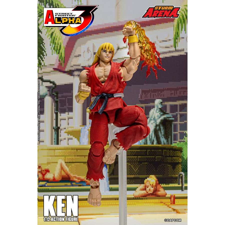 [Preventa Abierta] Street Fighter Alpha 3 Storm Arena Ken 1/12 Scale Action Figure 7