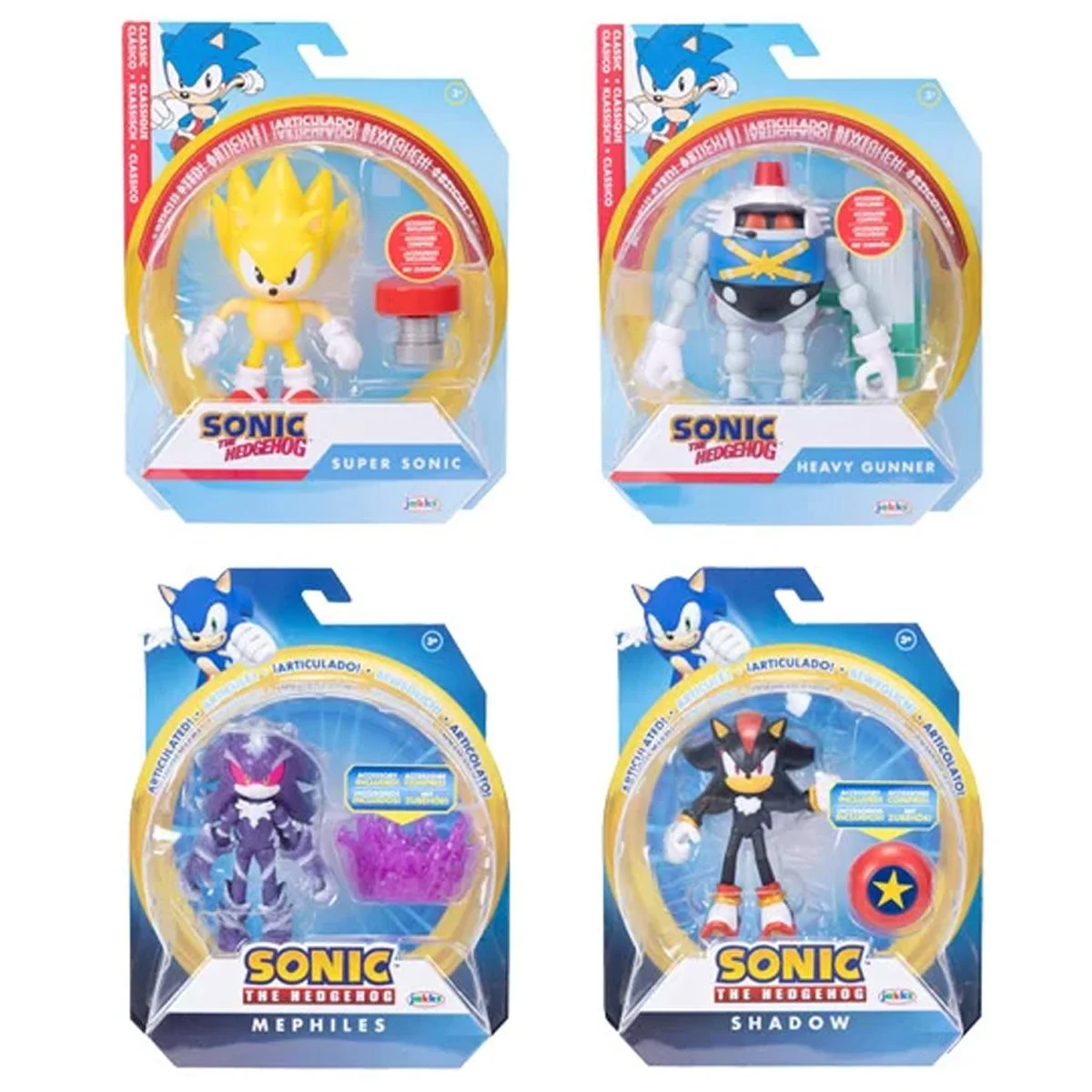 [Preventa Abierta] Sonic the Hedgehog 4-Inch Action Figures with Accessory Wave 15