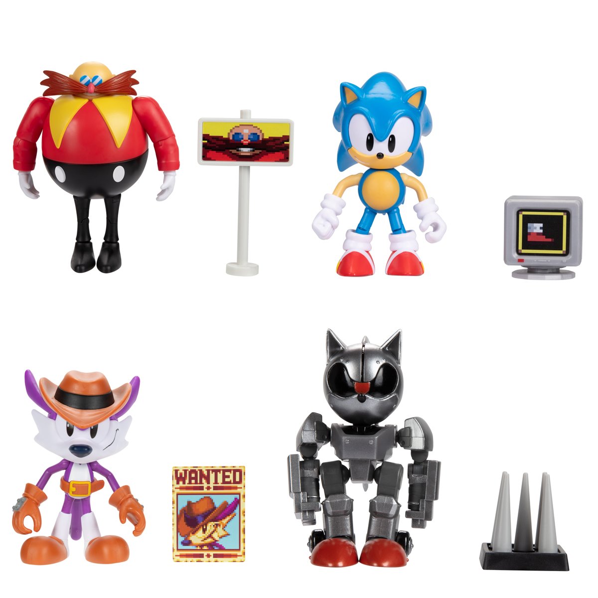 Preventa Abierta] Sonic the Hedgehog 4-Inch Mini-Figures Wa | Avso