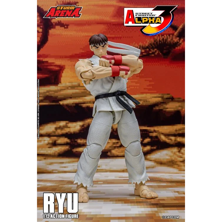 [Preventa Abierta] Street Fighter Alpha 3 Storm Arena Ryu 1/12 Scale Action Figure 20