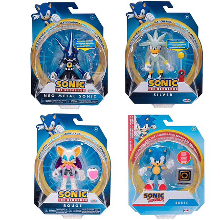 [Preventa Abierta] Sonic the Hedgehog 4-Inch Action Figures with Accessory Wave 17 SONI1722A