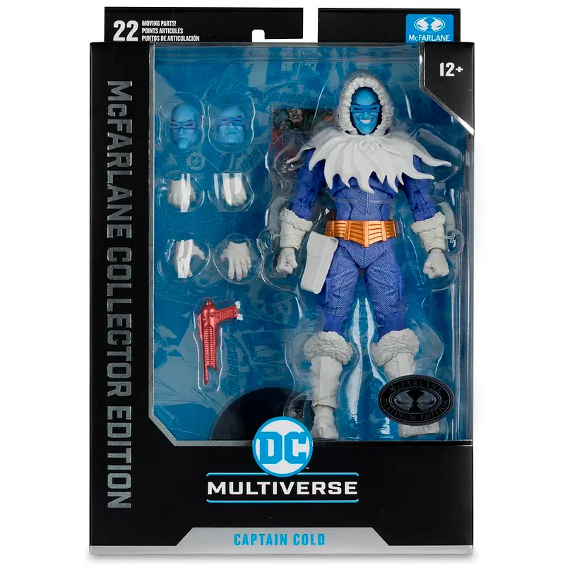 DC McFarlane Collector Edition Wave 9 Captain Cold (The Rogues) #30 7-Inch Scale Action Figure (Platinum Edition)