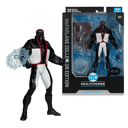 DC McFarlane Collector Edition Wave 8 Mr. Terrific JSA (Platinum Edition)