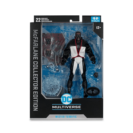 DC McFarlane Collector Edition Wave 8 Mr. Terrific JSA (Platinum Edition)