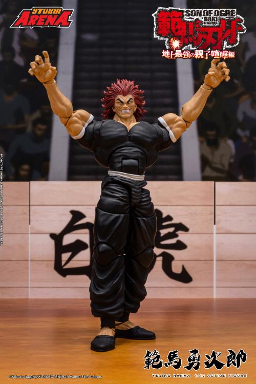 [Preventa Abierta] Baki Hanma: Son of Ogre Storm Arena Yujiro Hanma 1/12 Scale Action Figure