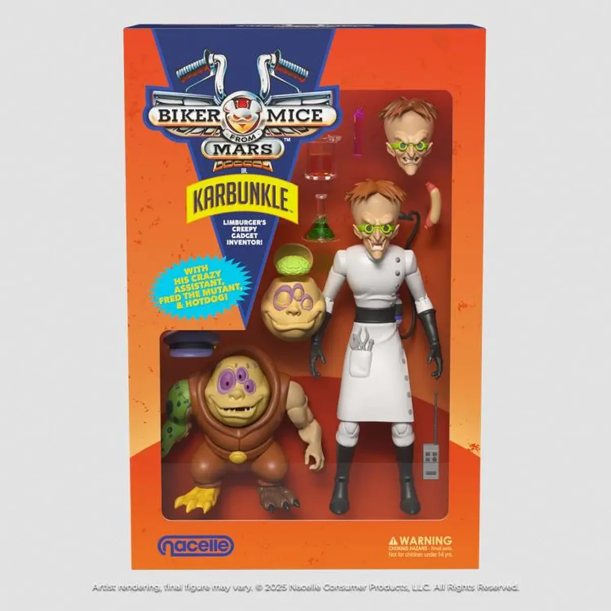 Preventa Abierta] Biker Mice from Mars Dr. Karbunkle with F | Avso