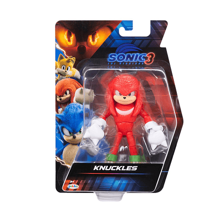 Sonic 3 Movie Knuckles 5-Inch Wave 2 Action Figure (Restock)