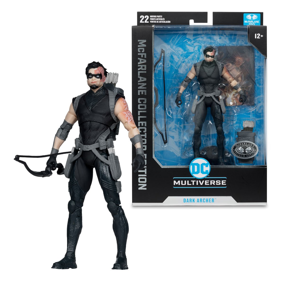 DC McFarlane Collector Edition Wave 12 Dark Archer (Green Arrow) (Platinum Edition)