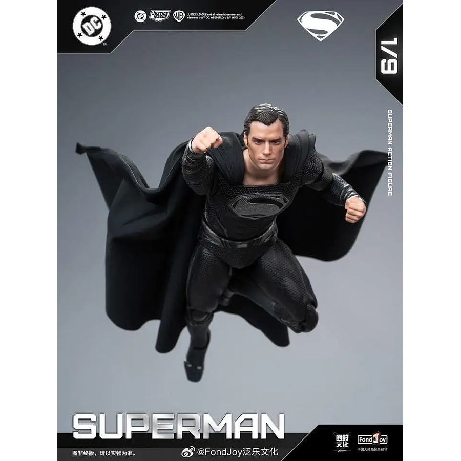 [Preventa Abierta] FondJoy 1/9 DC Comics Black Suit Superman 2.0 Edition (Henry Cavill) 6