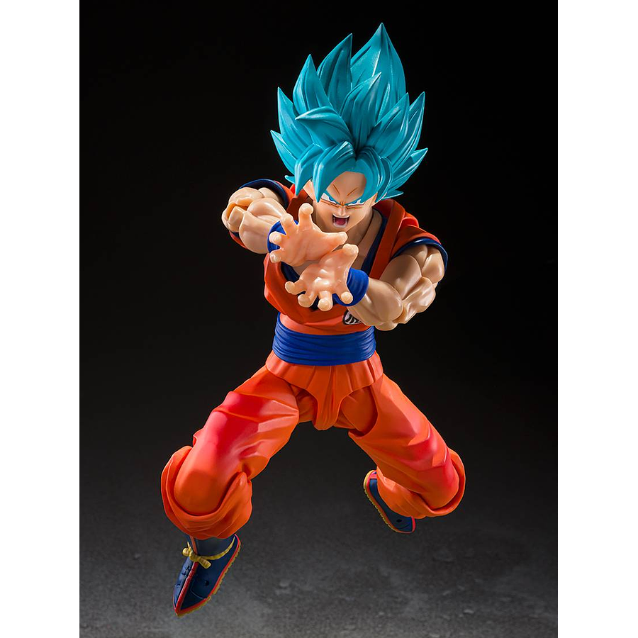 [Preventa Abierta] S.H.FIGUARTS: Dragon Ball Super - Super Saiyan God Super Saiyan Son Goku (Blue Power Transcending Limits)  (USA Ver.) 2