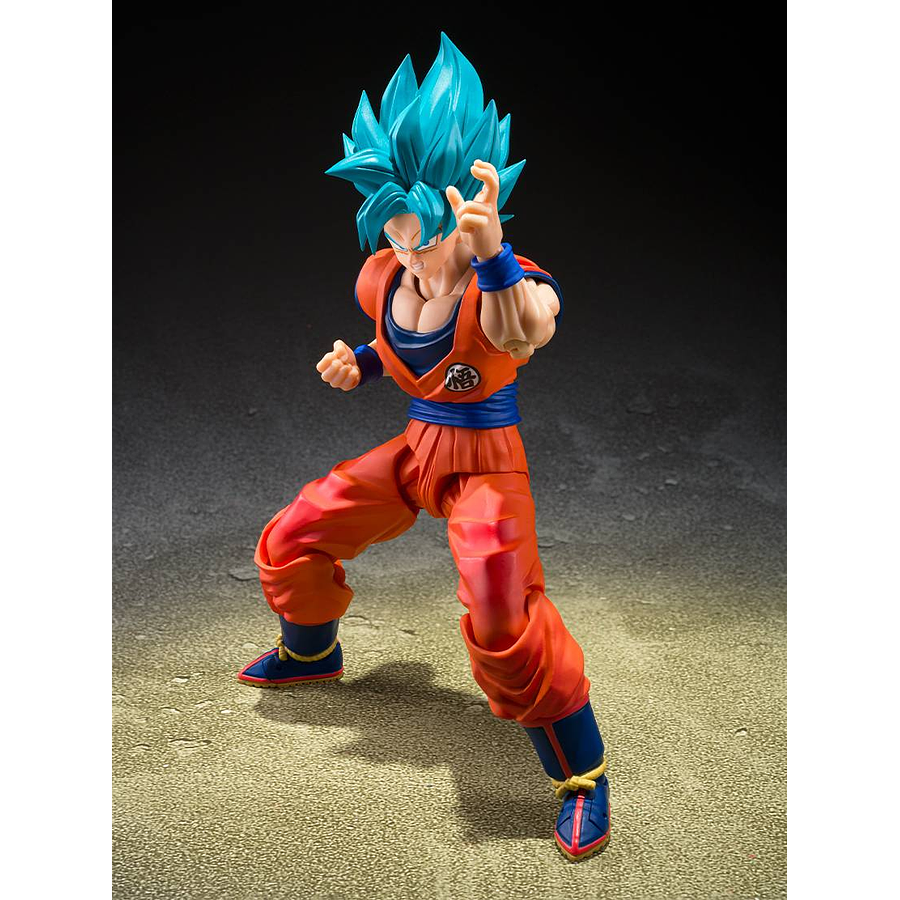 [Preventa Abierta] S.H.FIGUARTS: Dragon Ball Super - Super Saiyan God Super Saiyan Son Goku (Blue Power Transcending Limits)  (USA Ver.) 4