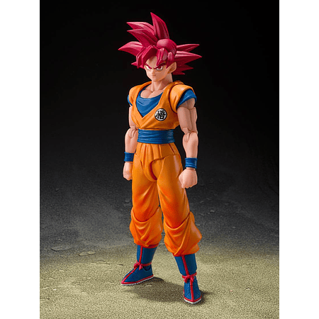 [Preventa Abierta] S.H.FIGUARTS: Dragon Ball Super - Super Saiyan God Son Goku (God Aura) (USA Ver.)