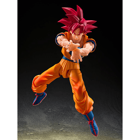 [Preventa Abierta] S.H.FIGUARTS: Dragon Ball Super - Super Saiyan God Son Goku (God Aura) (USA Ver.)