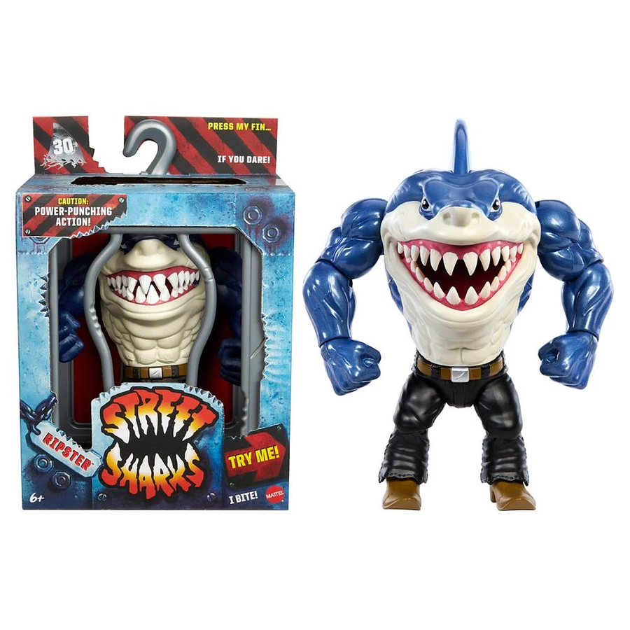 Street Sharks 30th Anniversary Ripster MTHYD57 (Detalle en caja y pintura) 1