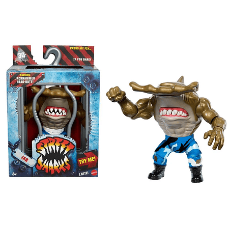 Street Sharks 30th Anniversary Jab MTHYD58 (Detalle en caja y pintura)