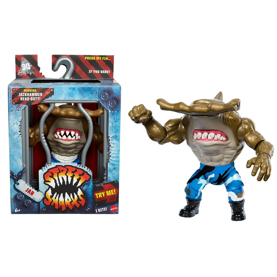 Street Sharks 30th Anniversary Jab MTHYD58 (Detalle en caja y pintura) 1