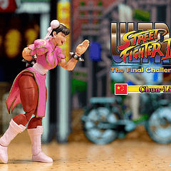 SDCC 2024 Exclusive – Jada Toys Ultra Street Fighter II Pink Chun-Li 1