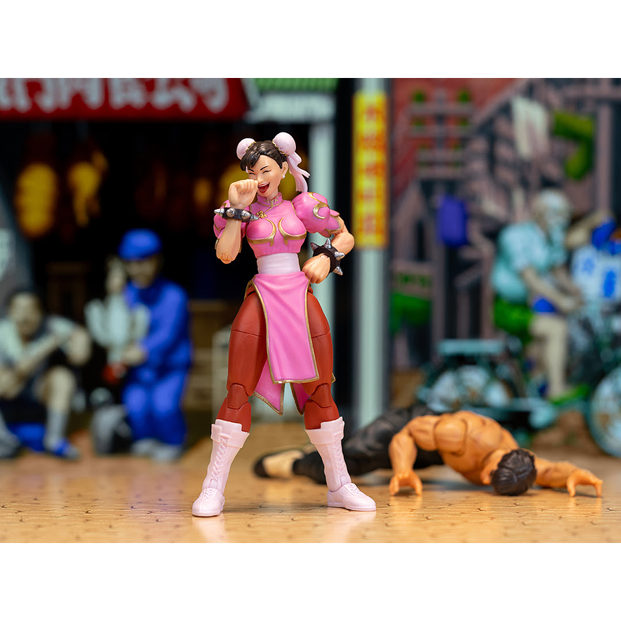 SDCC 2024 Exclusive – Jada Toys Ultra Street Fighter II Pink Chun-Li 3
